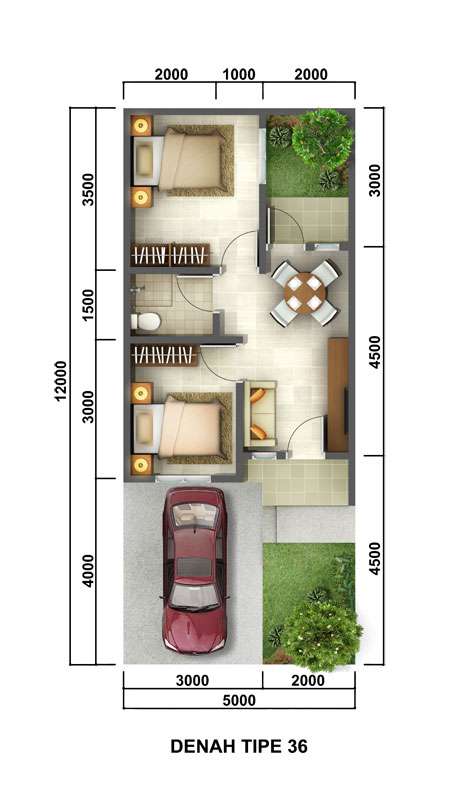 Denah-Tipe-36